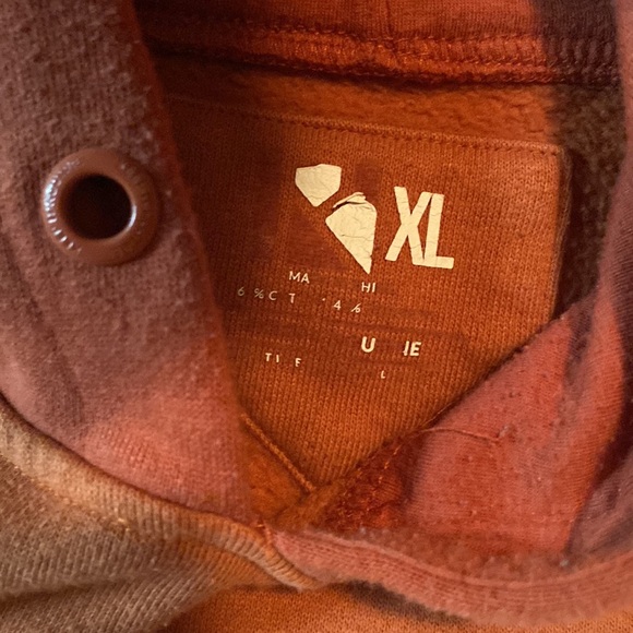 Orange Routine baseball hoodie - Picture 3 of 3